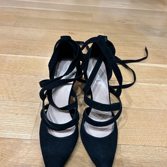 ALDO pointed toe pumps black suede - Picture 2 of 6
